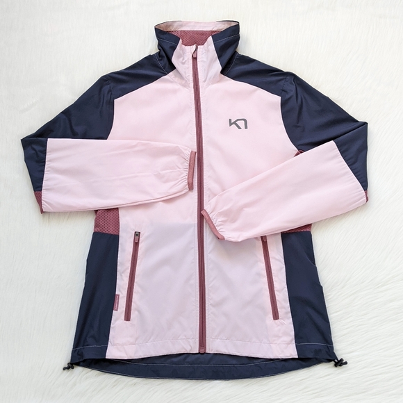Kari Traa Nora Lightweight Windbreaker Jacket In Pearl Pink | M - Picture 8 of 16